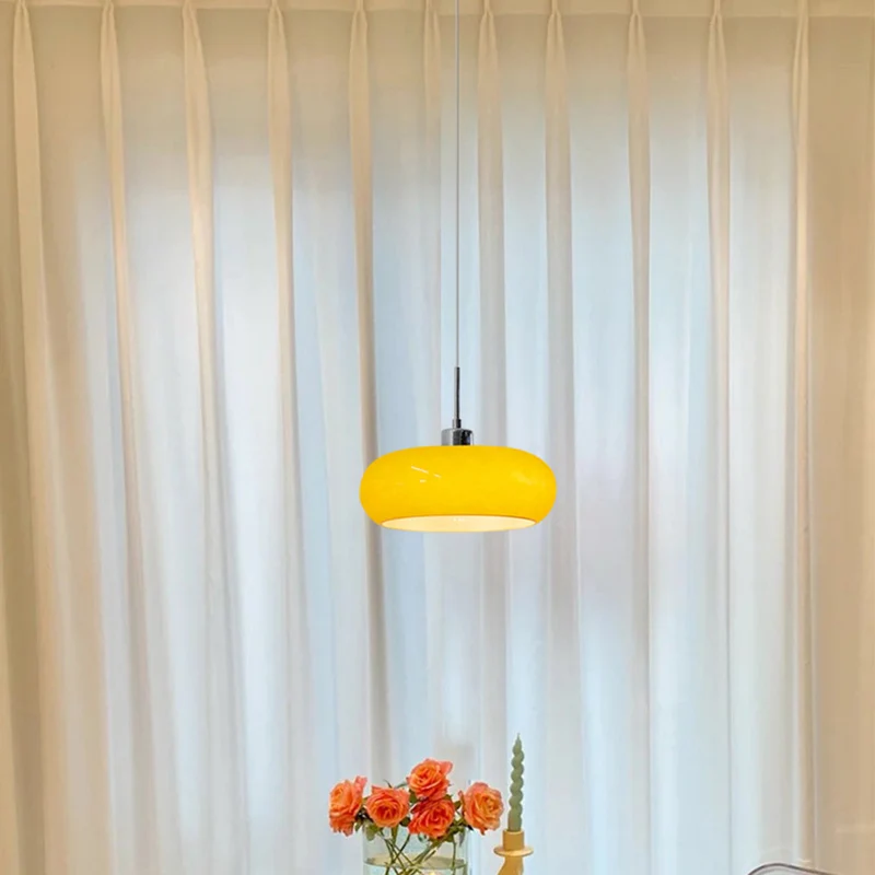 Hailie Bread Shape Glass Pendant Lamp By Euroselle