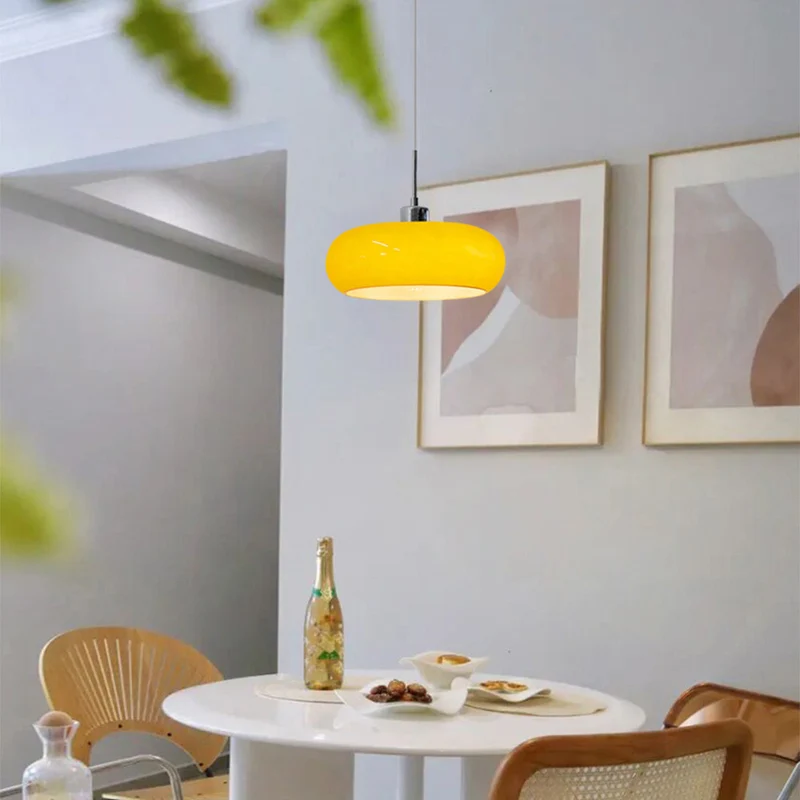 Hailie Bread Shape Glass Pendant Lamp By Euroselle