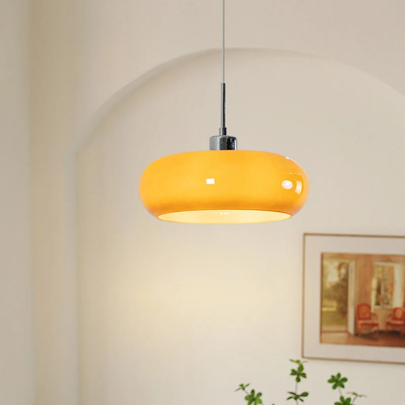 Hailie Bread Shape Glass Pendant Lamp By Euroselle