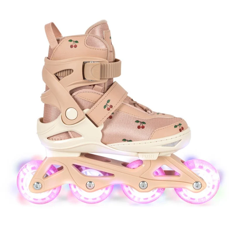 Rollschuhe mit Licht in kirschrosa