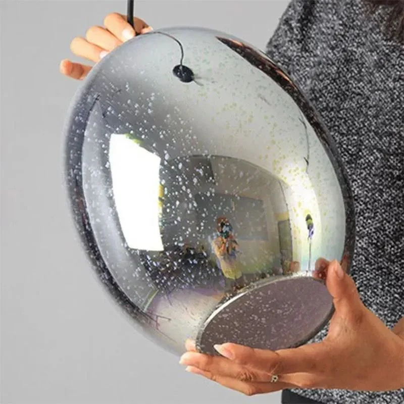 Euroselle Nebula Galaxy Pendant Lamp With Eco Friendly Glass Stone