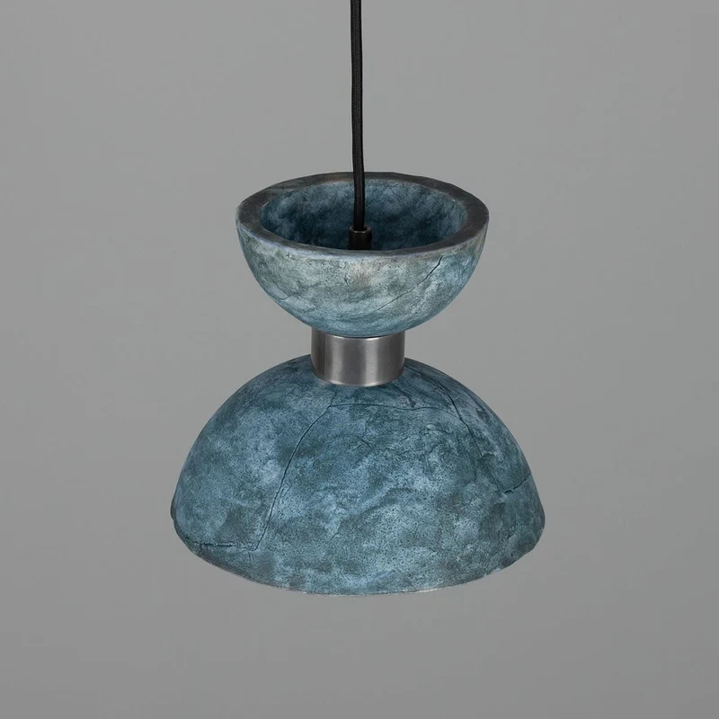 Nakaii Organic Blue Earth Ceramic Pendant Light 20cm