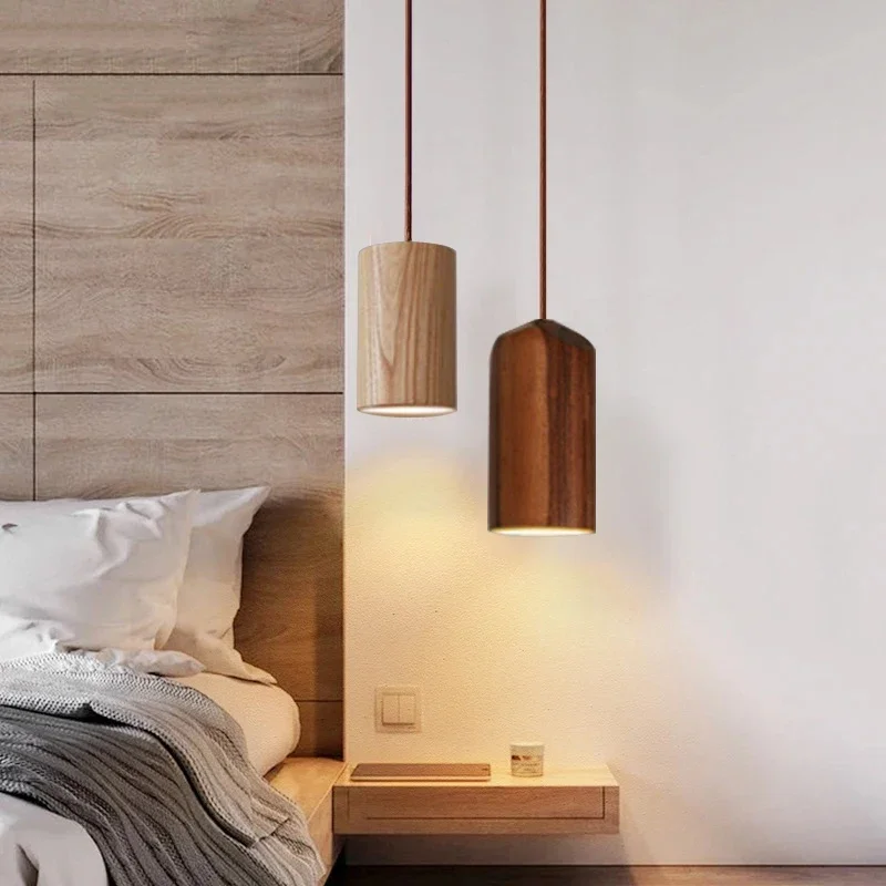 TimberEssence Nordic Wood Pendant Light By Euroselle