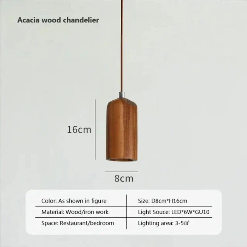 TimberEssence Nordic Wood Pendant Light By Euroselle