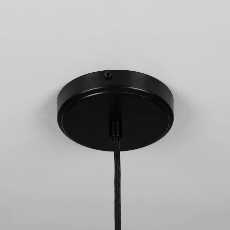 Nakaii Marbled Ceramic Pendant Light With Two Domes Brass Holder 20cm