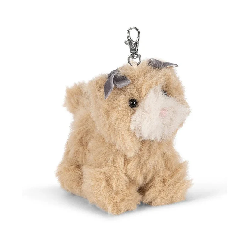 Taschenanhänger, beige Katze