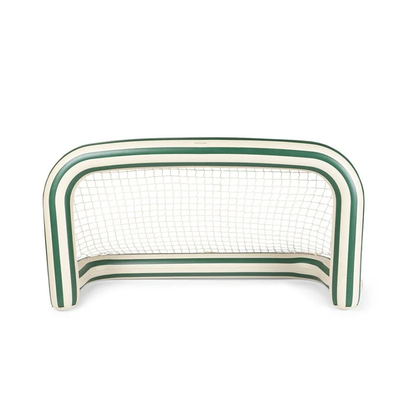 Aufpustbares Tor mit Ball in Green Stripe