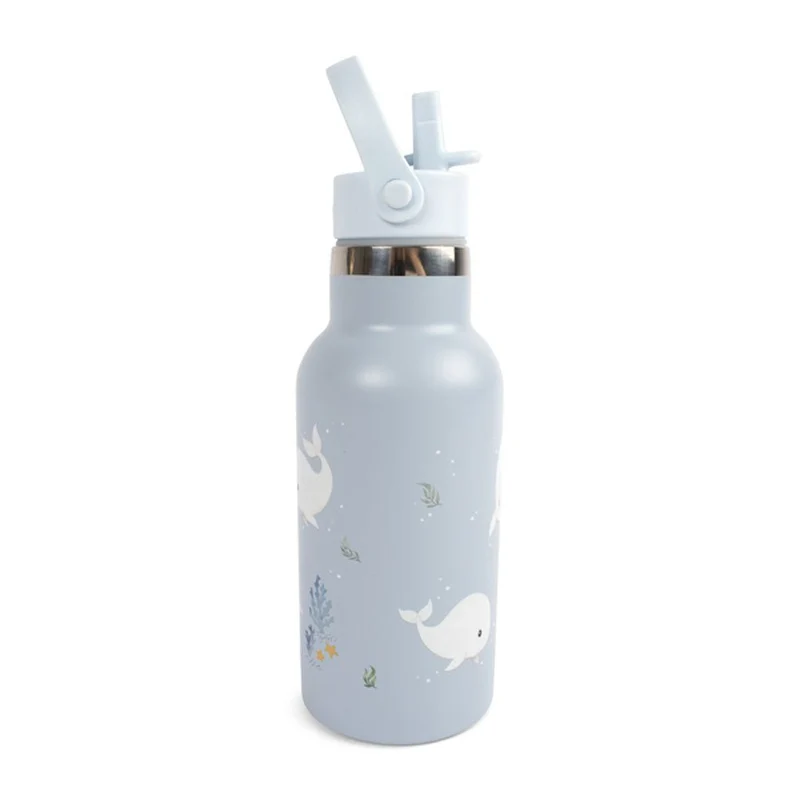 Trinkflasche aus Edelstahl mit Christian's Whale Tales