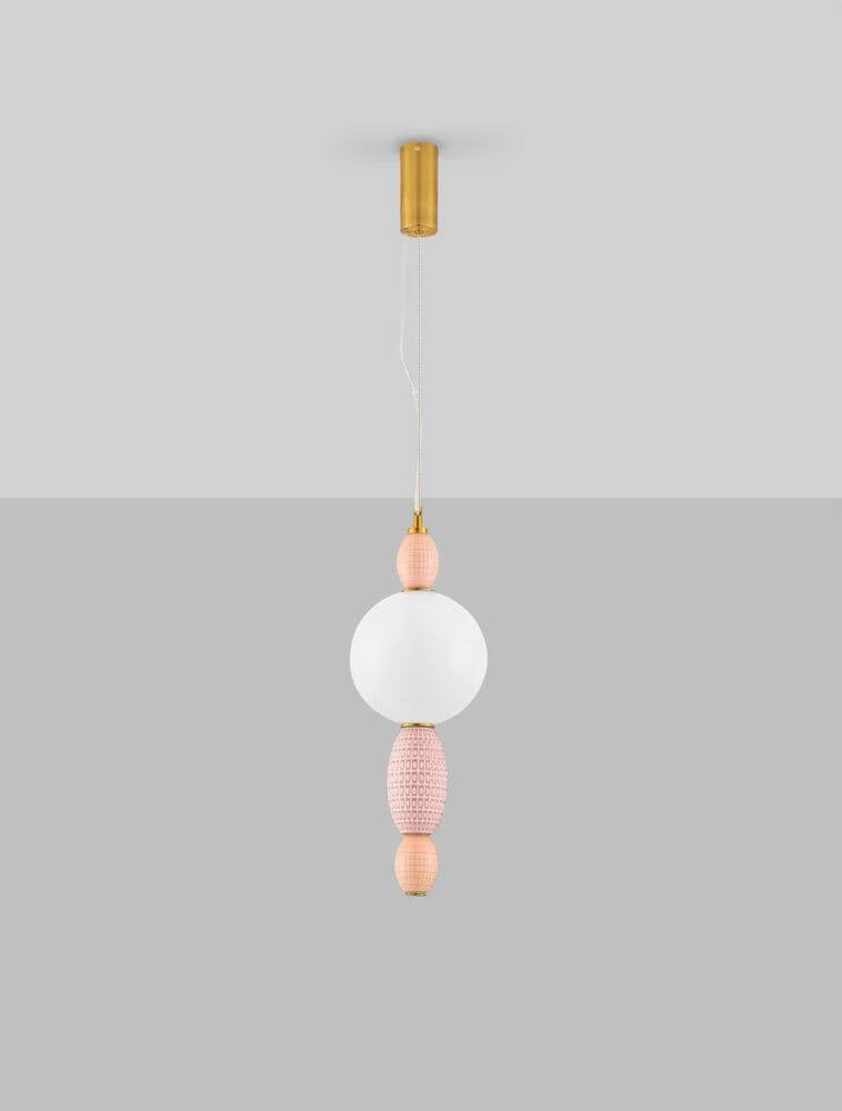 Obrie LED Pendelleuchte Ø 20cm 3000K Gold, Orrange, Pink, Weiß
