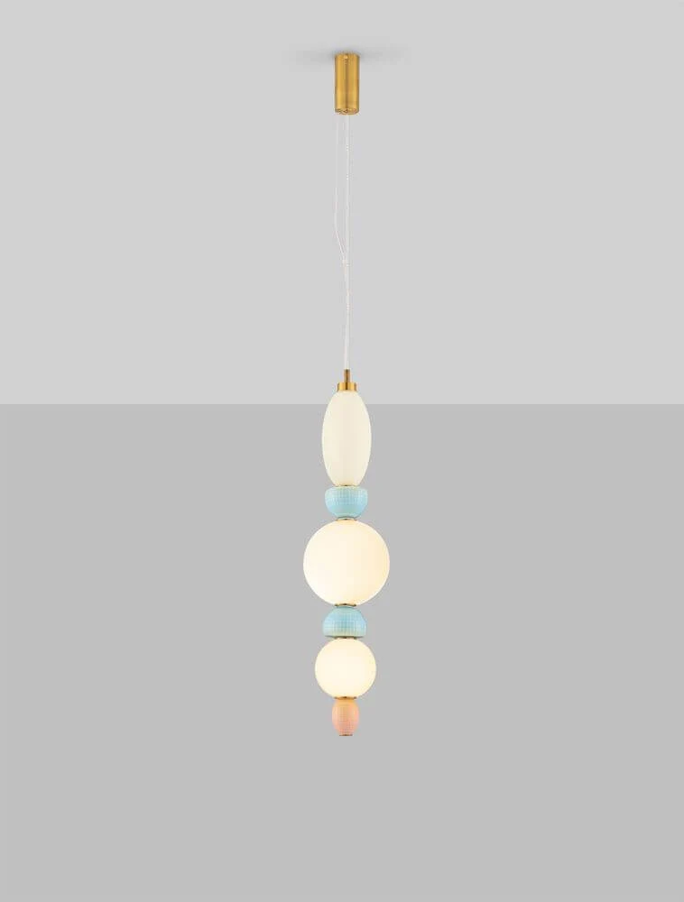 Obrie LED Pendelleuchte 3-flammig Ø 20cm 3000K Gold, Orange, Blau, Weiß