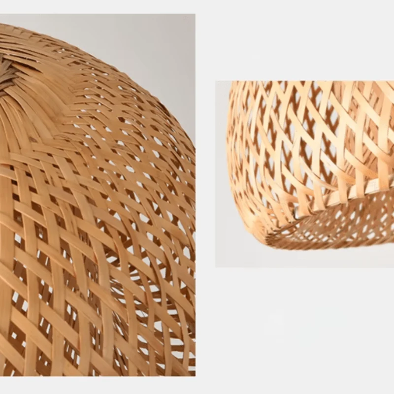 Kiri Handcrafted Rattan Pendant Light Eco Friendly Bamboo Lamp By Euroselle