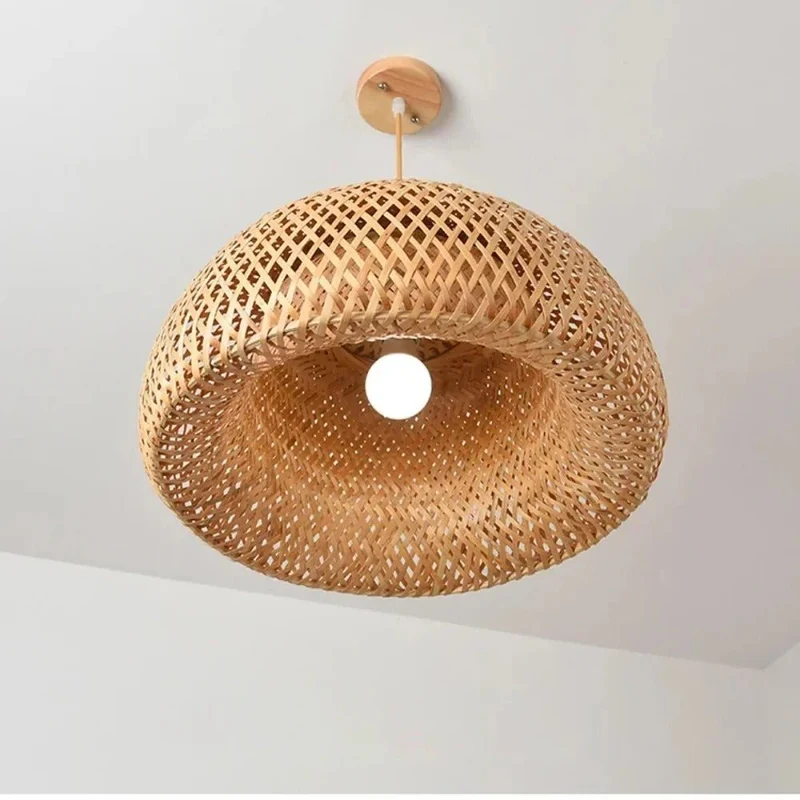 Kiri Handcrafted Rattan Pendant Light Eco Friendly Bamboo Lamp By Euroselle