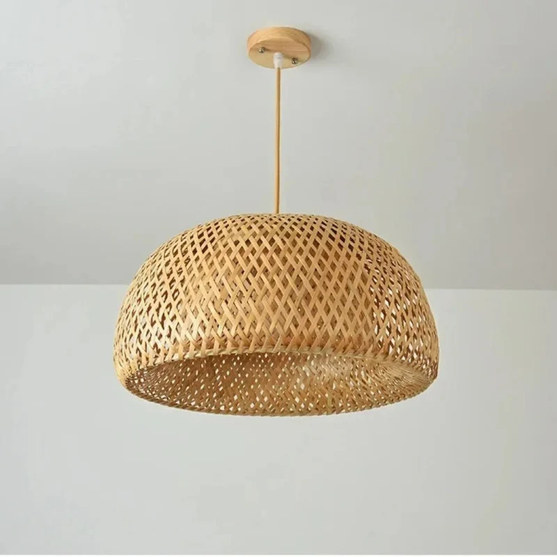 Kiri Handcrafted Rattan Pendant Light Eco Friendly Bamboo Lamp By Euroselle