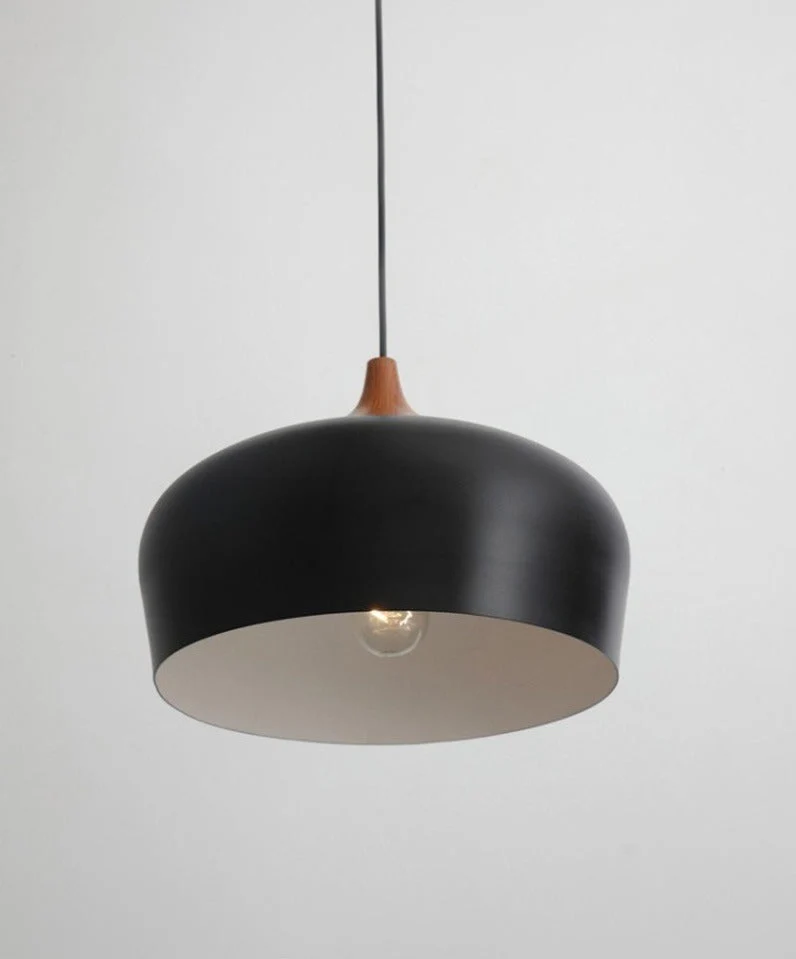 Euroselle Nordic Minimalist Dome Pendant Light Sleek Modern Fixture