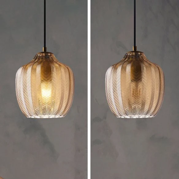 Jasper Textured Glass Pendant Lights From Euroselle