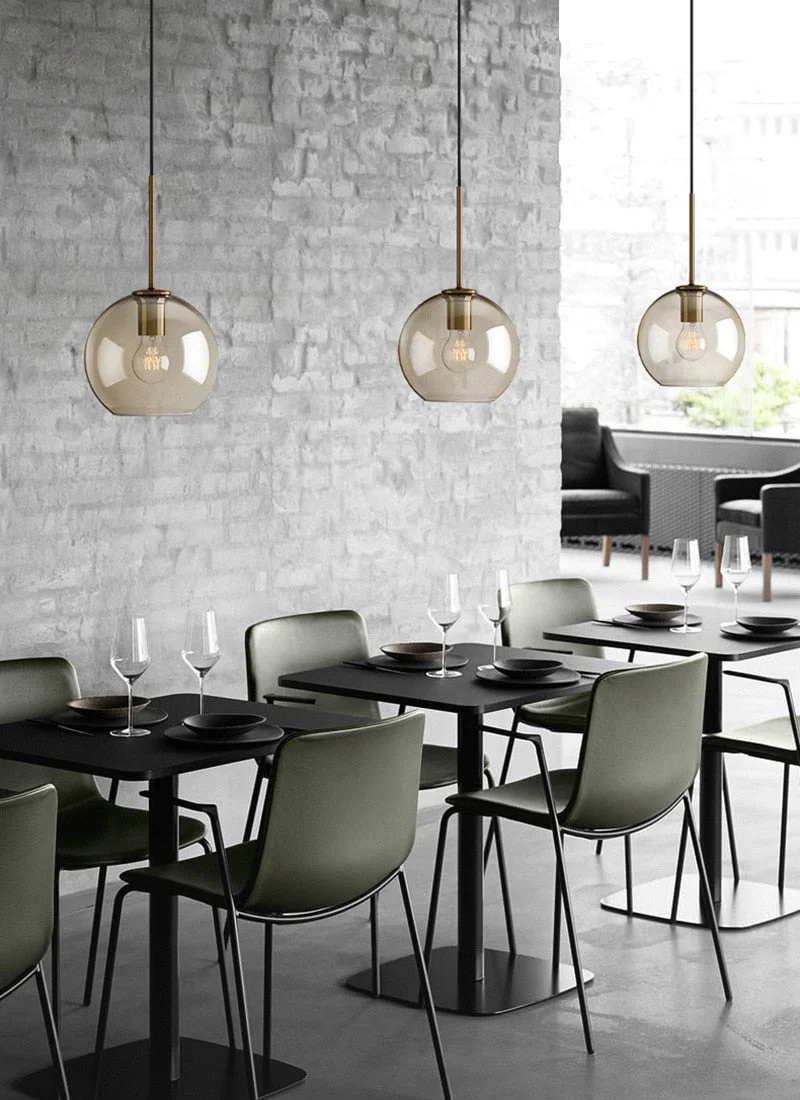 Hilde Modern Glass Pendant Lights Euroselle Collection
