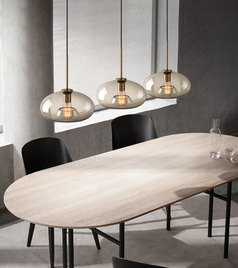 Hilde Modern Glass Pendant Lights Euroselle Collection