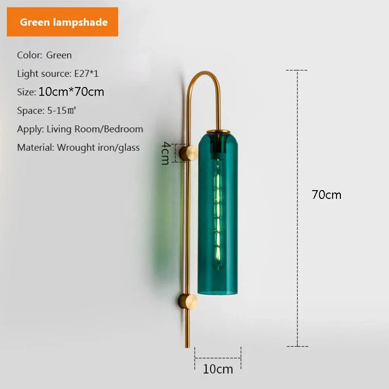 Euroselle Nordic Glass Pendant Ceiling Light With E27 LED For Bedroom And Living Room