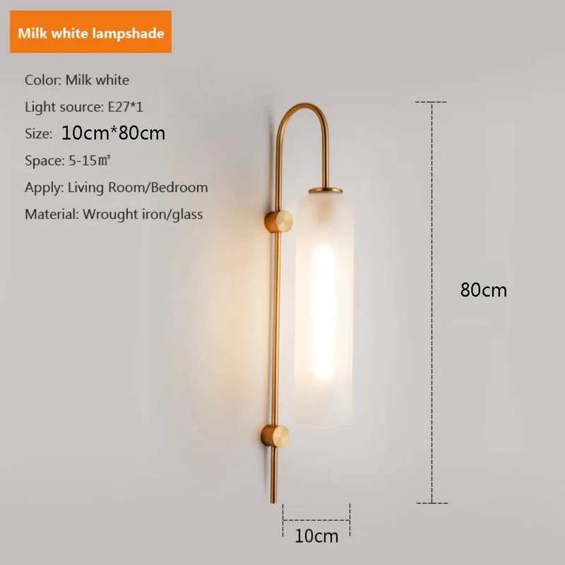 Euroselle Nordic Glass Pendant Ceiling Light With E27 LED For Bedroom And Living Room