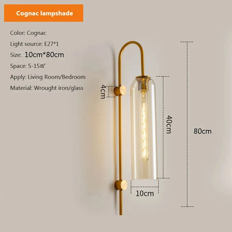 Euroselle Nordic Glass Pendant Ceiling Light With E27 LED For Bedroom And Living Room