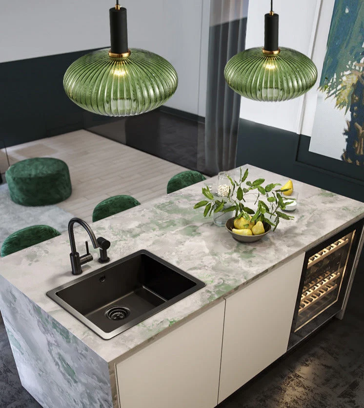 Walden Vintage Textured Glass Pendant Lights From Euroselle