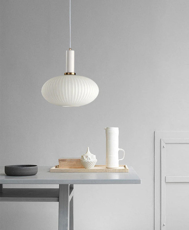 Walden Vintage Textured Glass Pendant Lights From Euroselle