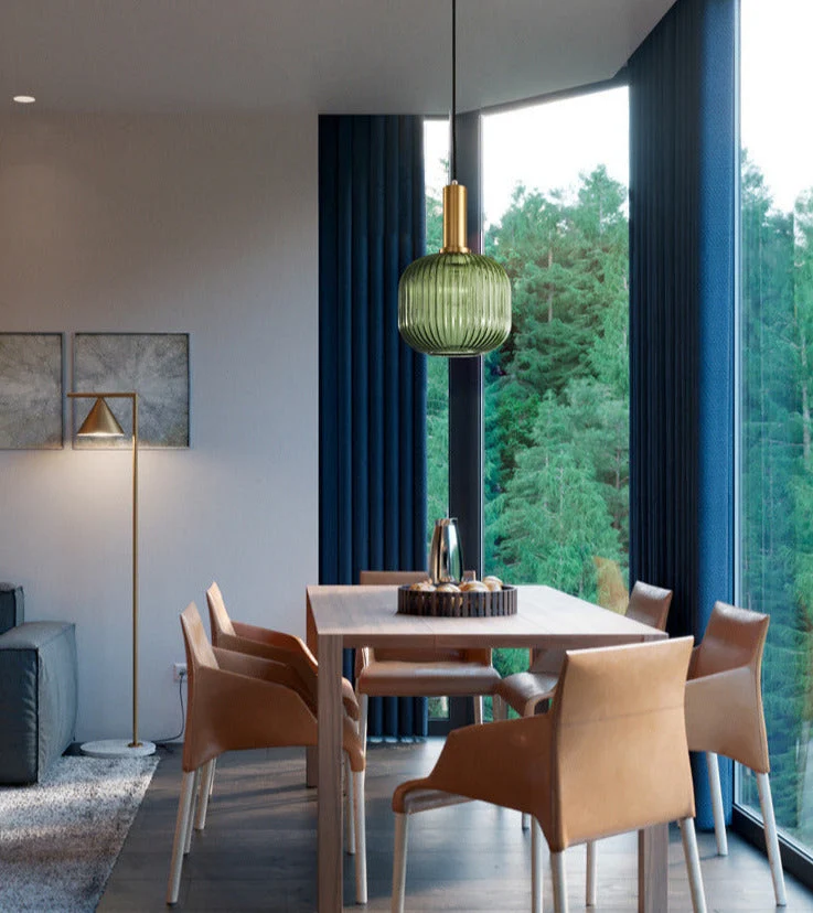 Walden Vintage Textured Glass Pendant Lights From Euroselle