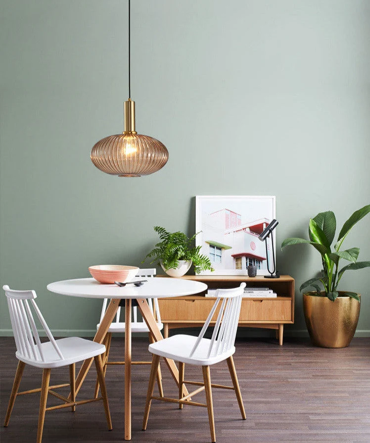 Walden Vintage Textured Glass Pendant Lights From Euroselle