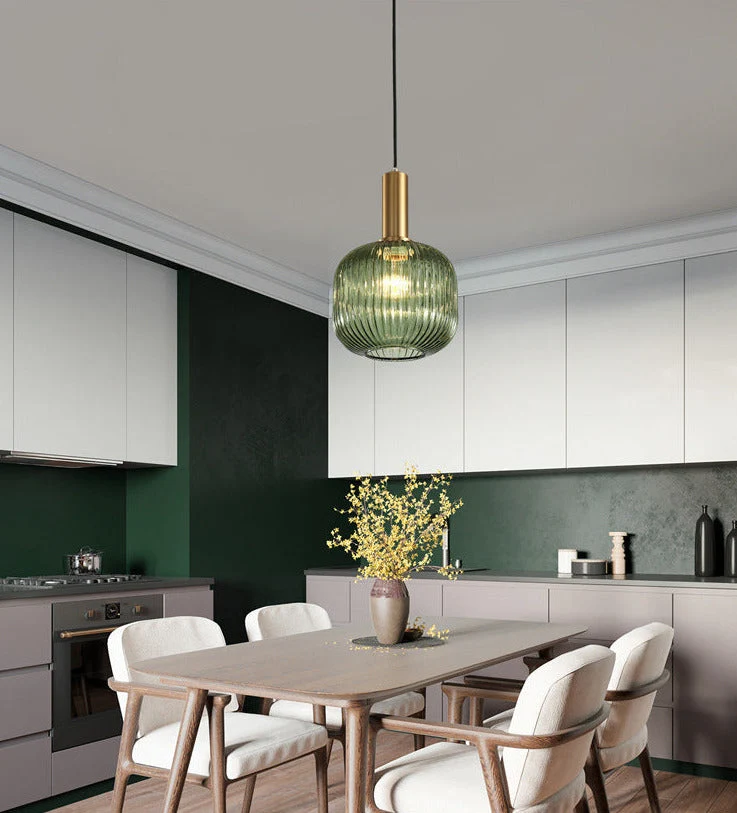Walden Vintage Textured Glass Pendant Lights From Euroselle