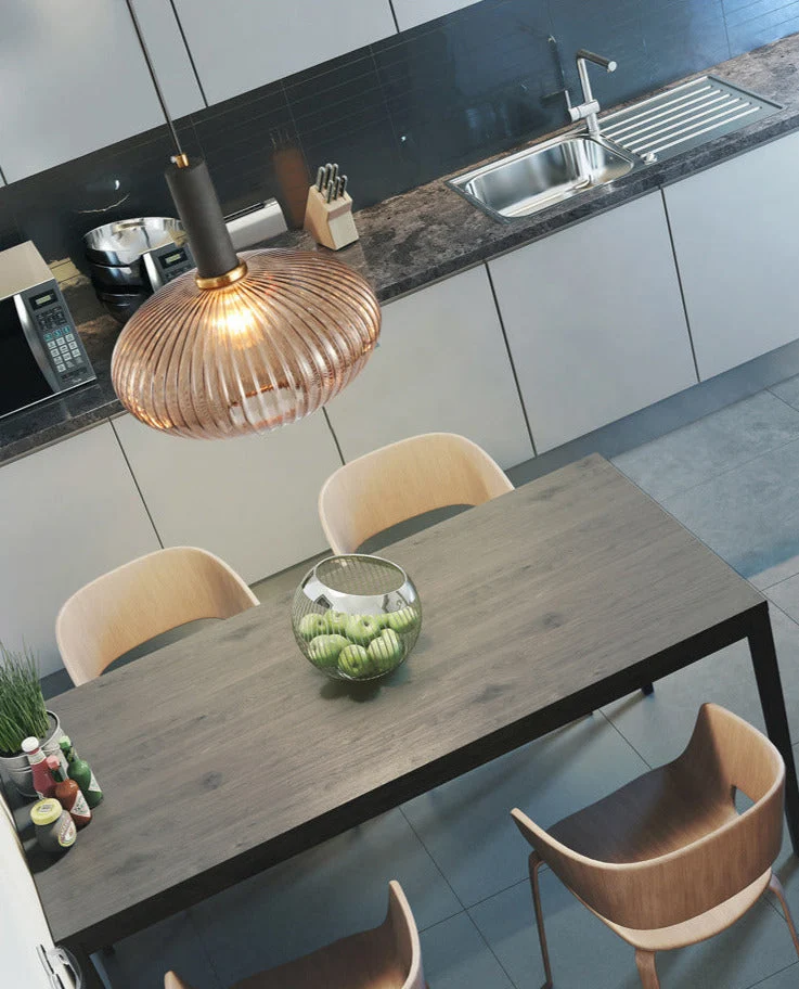 Walden Vintage Textured Glass Pendant Lights From Euroselle