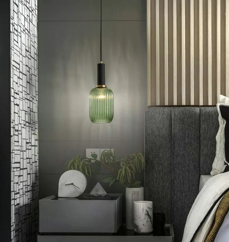 Walden Vintage Textured Glass Pendant Lights From Euroselle