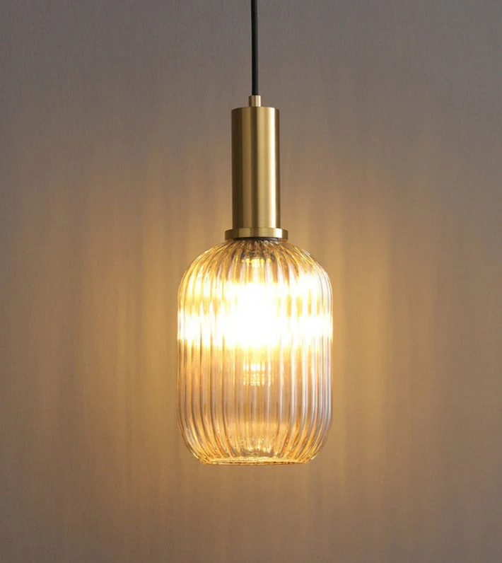 Walden Vintage Textured Glass Pendant Lights From Euroselle
