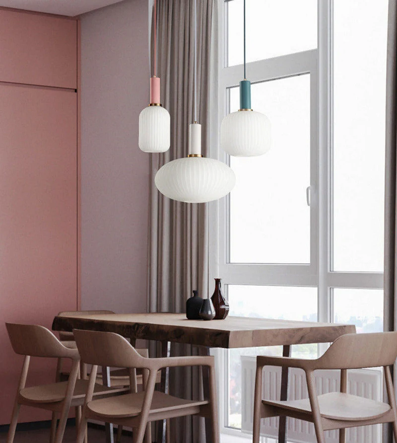 Walden Vintage Textured Glass Pendant Lights From Euroselle