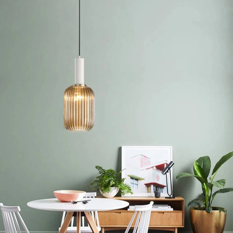 Walden Vintage Textured Glass Pendant Lights From Euroselle