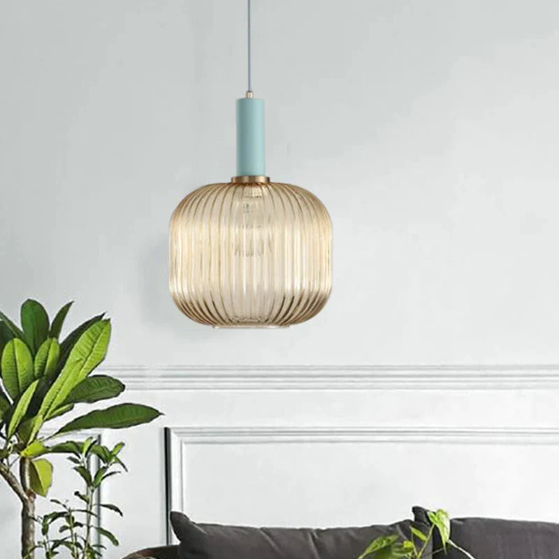 Walden Vintage Textured Glass Pendant Lights From Euroselle