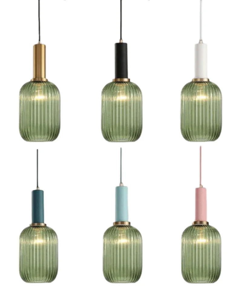 Walden Vintage Textured Glass Pendant Lights From Euroselle
