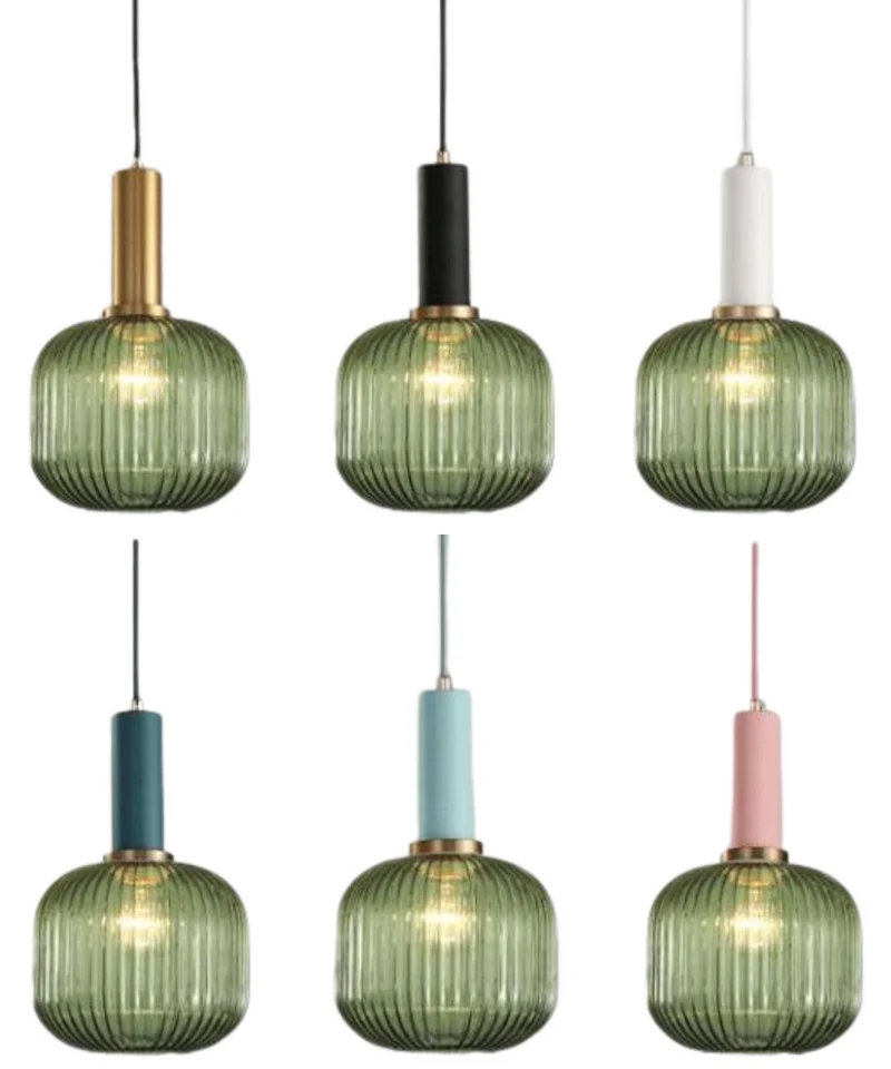 Walden Vintage Textured Glass Pendant Lights From Euroselle