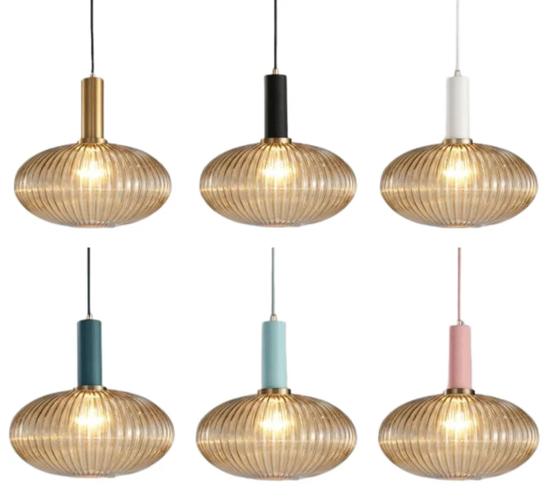 Walden Vintage Textured Glass Pendant Lights From Euroselle