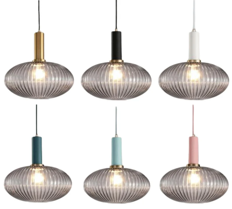 Walden Vintage Textured Glass Pendant Lights From Euroselle