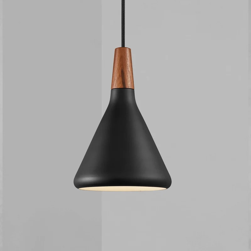 Nori 18 Statement Conical Pendant Light By Euroselle For Dining And Breakfast Bar Areas