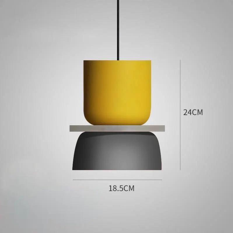 LuminaNova Modern Pendant Lamp In Scandinavian Macaron Style By Euroselle