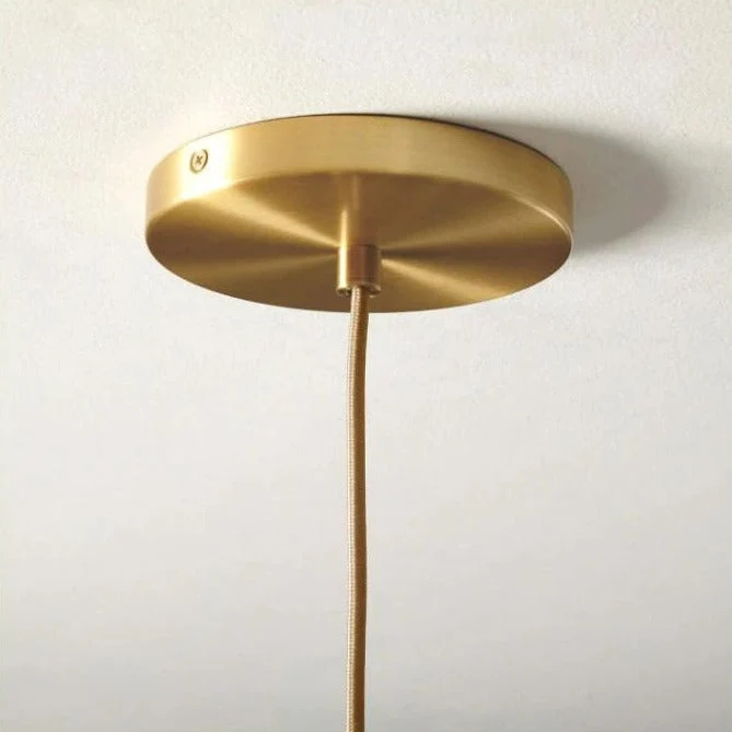 Zaire Modern Glass Globe Pendant Lights With Brass Base Euroselle