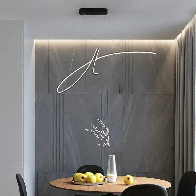 Euroselle Minimalist Strip Pendant Light for Elegant Interiors and Living Spaces
