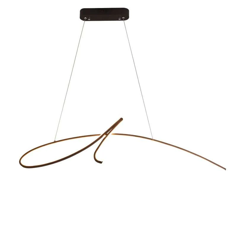 Euroselle Minimalist Strip Pendant Light for Elegant Interiors and Living Spaces