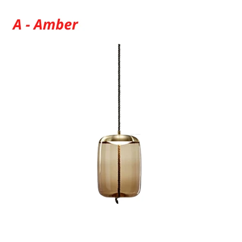 Nordic Rope And Glass Pendant Lamps From Euroselle