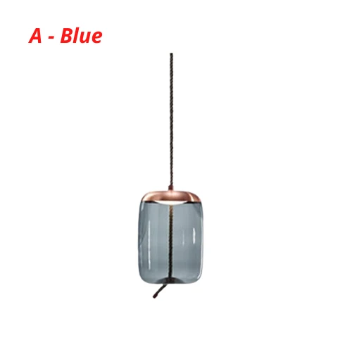 Nordic Rope And Glass Pendant Lamps From Euroselle