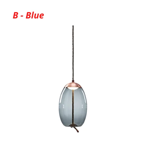 Nordic Rope And Glass Pendant Lamps From Euroselle