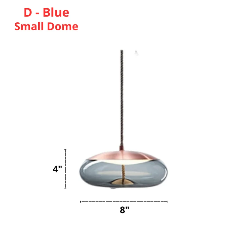 Nordic Rope And Glass Pendant Lamps From Euroselle