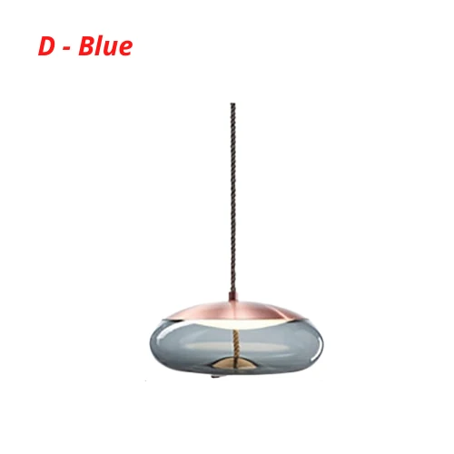 Nordic Rope And Glass Pendant Lamps From Euroselle