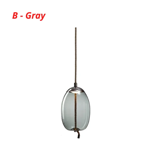 Nordic Rope And Glass Pendant Lamps From Euroselle